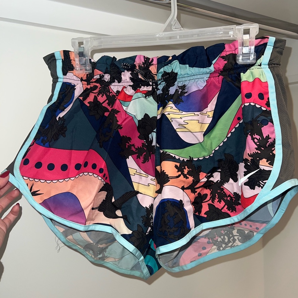 Nike graffiti running shorts